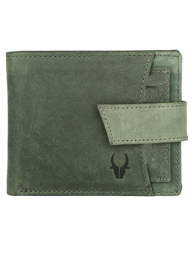 WildHorn Green Leather Men's Wallet, Keychain and Pen Combo Set (GIFTBOXMIX) - Image 2
